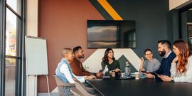 Photo of people in meeting